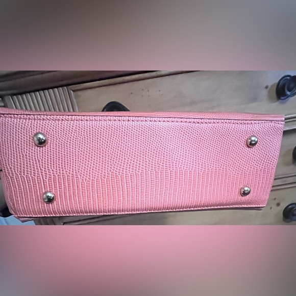 Jen & Co vegan leather peach purse nwot condition flawless - Picture 9 of 12